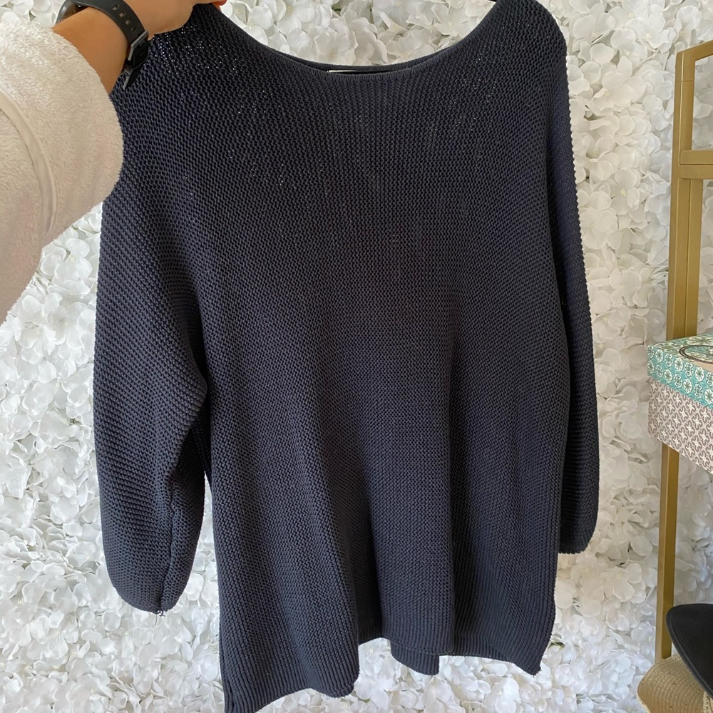 Navy H&M Thick Knit Sweater!